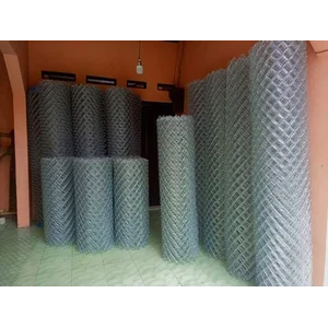 Pagar Kawat Harmonika Galvanis 1 Roll Panjang 25 Meter Tinggi 1 Meter Tebal Kawat Bwg 12