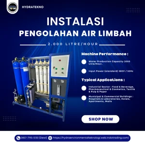 Mesin Pengolahan Limbah Domestik Kapasitas 2m3/Jam