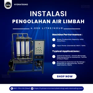 Mesin Pengolahan Limbah Domestik Kapasitas 4m3/Jam 