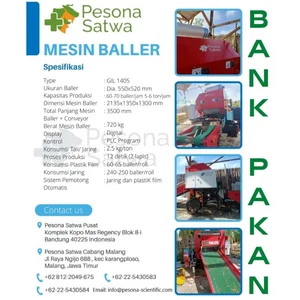 Mesin Baller Otomatis Display Digital