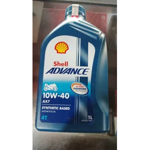 Oli Mesin SHELL ADVANCE AX7 1L Aksesoris Motor