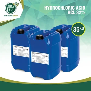 Asam Klorida HCL 32% Cair/HCL / PEMBERSIH KERAK KAMAR MANDI/TOILET/Hydrochloric Acid/30kg 1jirigen