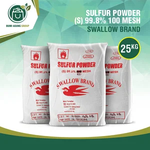 Belerang Bubuk / Sulfur Sulphur Powder /Belerang Bubuk Halus Murni /25 KG