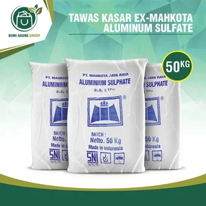 Tawas Bubuk kasar / Alumunium Sulfat/ Tawas Powder kadar tinggi /Penjernih Air & Pengolahan Limbah/50kg 1karung