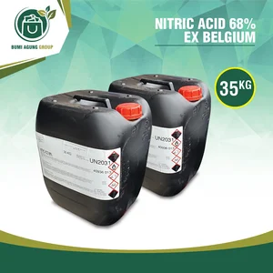 HNO3 Kadar 68%  Nitric Acid /Asam Nitrat Cair – Kimia Industri /35 KG 1 JERIGEN 