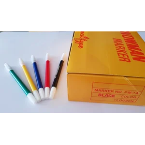 Spidol Warna Snowman kecil merah biru hijau Hitam