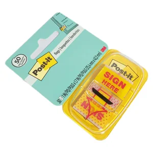  Label Tape Memo Blok Post It Sign Here 680