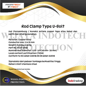 Clamp U Bolt P-Tech Clamp Grounding