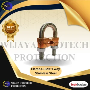 Clamp U-Bolt 1 Way Stainless Steel Clamp Grounding