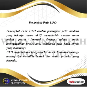Penangkal Petir Elektrostatis UFO F.2
