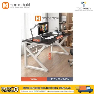 Meja Staff Kantor Gaming Minimalis HD092 Homedoki
