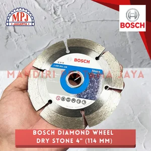 Diamond Cutting Wheel Bosch Dry Stone 4" (114 mm) Batu Gerinda / Mata Gerinda