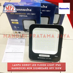 Hannochs Lampu Sorot LED Flood Light New Signboard HFV 100W (Model Vertikal) IP65