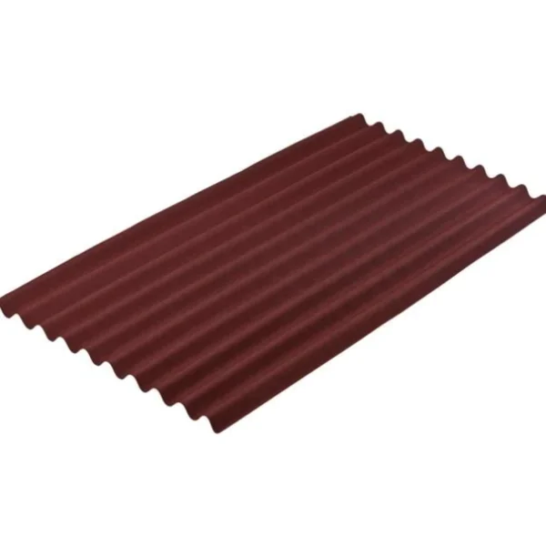 Atap Bitumen Onduline Classic Merah LxW: 2x0.95 m