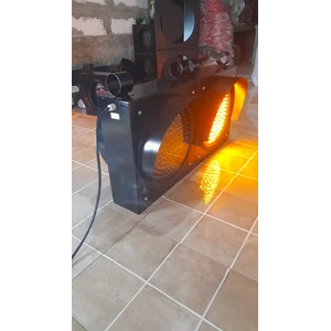 Lampu Warning Led 2 Aspek 20cm 220Vac Horizontal kiri kanan 2 arah AC