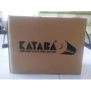 Baterai Solar panel Accu vrla deepcycle Agm Kayaba 12v 100ah untuk solar cell