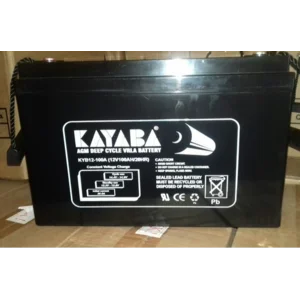 Baterai Solar panel Accu vrla deepcycle Agm Kayaba 12v 100ah untuk solar cell