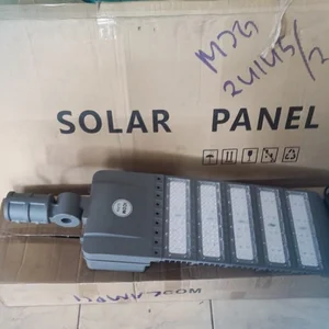 Lampu Jalan PJU Two in one ICOM IC FIN 100watt dengan Solar Panel 200wp dan Tiang pju 7m okta galvanish