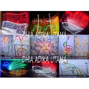 Lampu Hias Dekoratif Jalan Firework 6 Meter