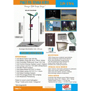 Pju Tenaga Surya Led 35W-Pwm