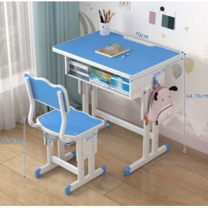 FSA421 Student Desk And Chair (BLUE)