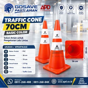 GOSAVE Traffic Cone 70cm Basic Color