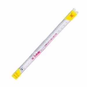 Butterfly Plastic Ruler Penggaris Plastik 60 cm