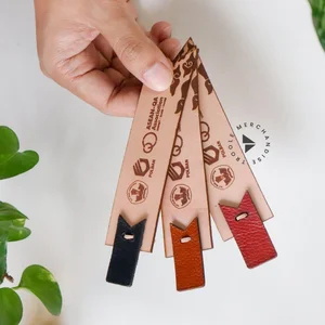 Genuine Cowhide Leather Book mark