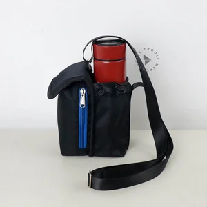 Tas Selempang Tumbler Holder Tenun Ikat dan Karet Elastis