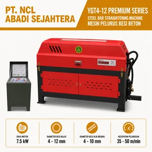 Mesin Bending Pipa Mesin Pelurus dan Potong Besi Beton YGT4-12 Hidrolik 7.5 kW