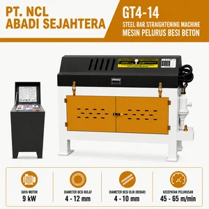 Mesin Bending Pipa Mesin Pelurus dan Potong Besi Beton GT4-14 Otomatis 9 kW