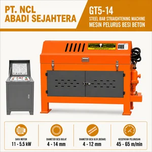 Mesin Bending Pipa Mesin Pelurus dan Potong Besi Beton GT5-14 Heavy Duty 11 kW