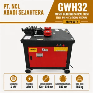Mesin Bending Pipa Mesin Bending Spiral Besi Beton GWH32 4kW 380V