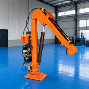 Mini Crane Hidrolik Elektrik 2 Ton 12V DC Rotasi 360° Wireless Remote