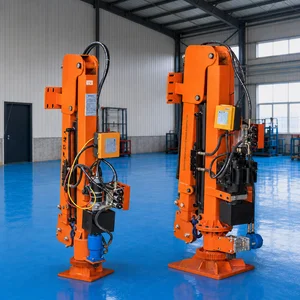 Mini Crane Hidrolik Elektrik 2 Ton 12V DC Rotasi 360° Wireless Remote