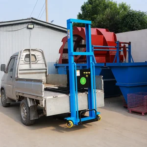 Forklift Portable Self Loading 1 Ton 1.3 / Hand Stacker Electric Naik Mobil