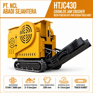 Mesin Pemecah Batu Mobile Jaw Stone Crusher HTJC430
