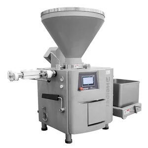 good quality automatic meat sausage vacuum filler sausage machine meat sausage stuffer machine with clipper machine
