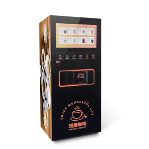 Fully Automatic Whole Bean Dispenser Self Coffee Vending Machine