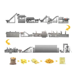 Frozen french fries production line