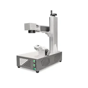 MOPA Color 3D Dynamic Marker Metal Fiber Laser 20W 30W 50W Laser Marking Machine with Rotary for Smart Phone case