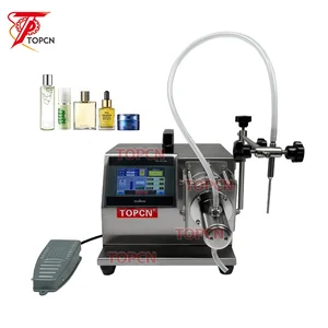 Desktop Small Semi Automatic Ceramic Pump Liquid Filling Machine for Oral Liquid Vials