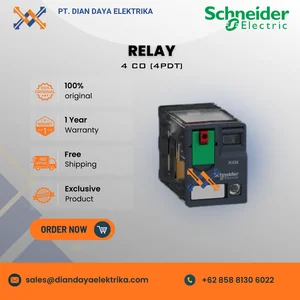 voltage rating : 125 VDC amperage : 6A number contact : 4 CO (4PDT) additional detail : include socket - MITSUBISHI - RELAY