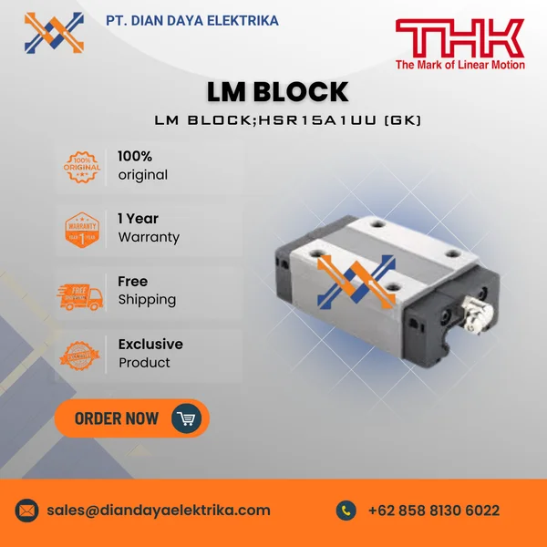 THK - LM BLOCK - HSR15A1UU (GK)  