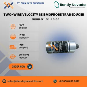 BENTLY NEVADA - two-wire velocity seismoprobe transducer - 9200-01-01-10-00