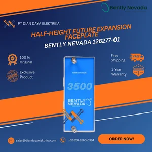half-height future expansion faceplate - Bently Nevada - 128277     -01 