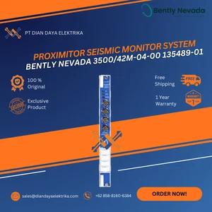 Proximitor Seismic Monitor system - Bently Nevada - 3500/42M       -04-00 135489-01