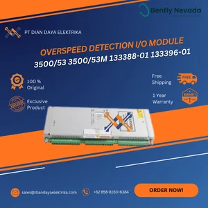 Overspeed Detection I/O Module  - 3500/53 3500/53M         133388-01 133396-01 - bently nevada