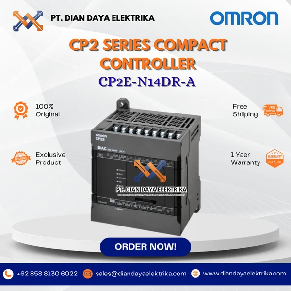 Omron - CP2E-N14DR-A - CP2 Series Compact Controller
