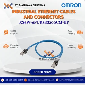 Omron - XS6W-6PUR8SS200CM-BF - Industrial Ethernet Cables and Connectors